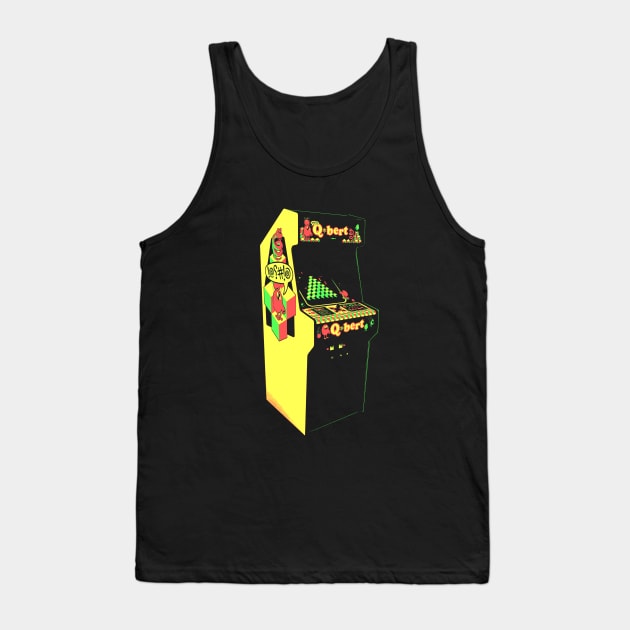 Q Bert Retro Arcade Game 2.0 Tank Top by C3D3sign